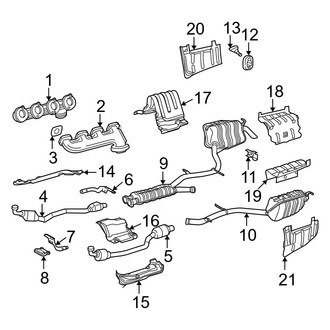 Mercedes-Benz OE - Exhaust System - Exhaust Components