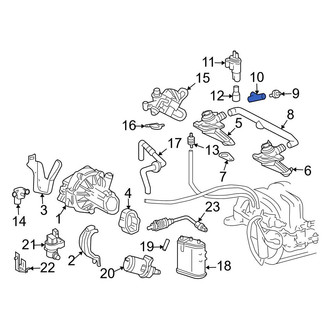 Mercedes-Benz OE - Secondary Air Injection Pump Hose Adapter