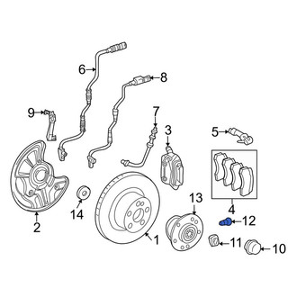 Mercedes-Benz OE - Wheel Hub Screw