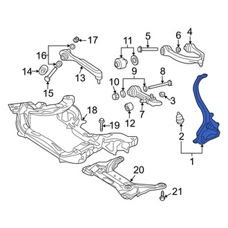 Mercedes-Benz OE - Front Left Steering Knuckle