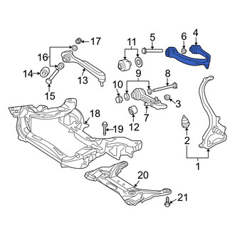 Mercedes-Benz OE - Front Right Upper Suspension Control Arm