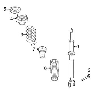 Mercedes-Benz OE - Front Suspension - Shocks & Components (W/O Airmatic Suspension)