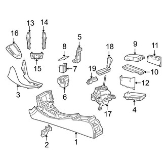 Mercedes-Benz OE - Front Console