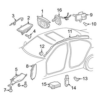 Mercedes-Benz OE - Restraint Systems - Air Bag Components