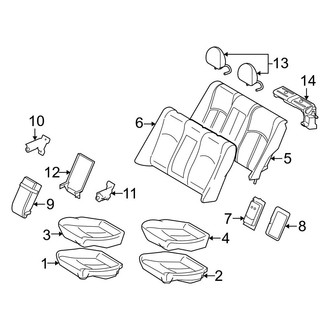 Mercedes-Benz OE - Seats & Tracks - Rear Seat Components