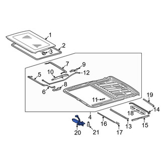 Mercedes-Benz OE - Sunroof Motor