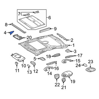 Mercedes-Benz OE - Roof Insulator