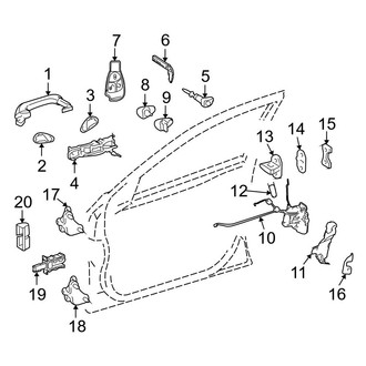 Mercedes-Benz OE - Front Door - Lock & Hardware