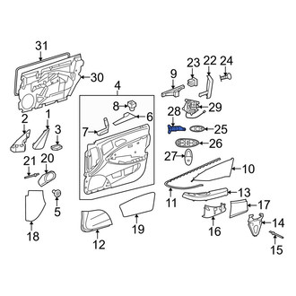 Mercedes-Benz OE - Front Door Mirror Switch