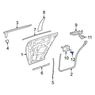 Mercedes-Benz OE - Door Air Bag Rivet