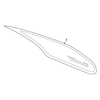 Mercedes-Benz OE - Back Glass - Glass