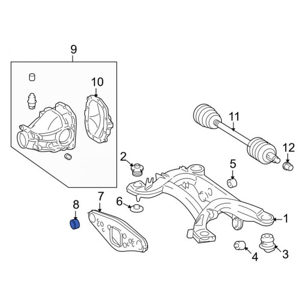 Differential Housing Insulator