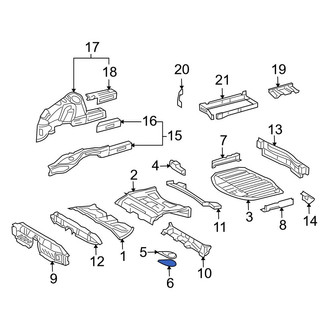 Mercedes-Benz OE - Trunk Floor Access Cover Seal