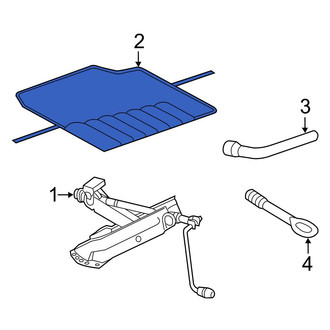 Mercedes-Benz OE - Trunk Floor Storage Box