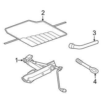 Mercedes-Benz OE - Rear Body & Floor - Jack & Components