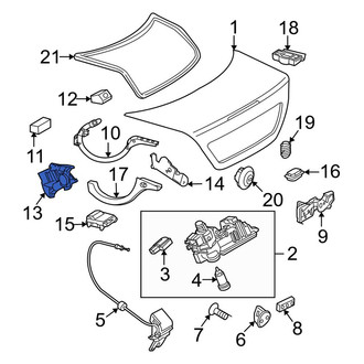 Mercedes-Benz OE - Trunk Lid Pull Down Motor