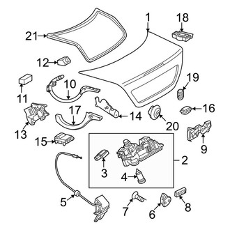 Mercedes-Benz OE - Trunk Lid - Lid & Components