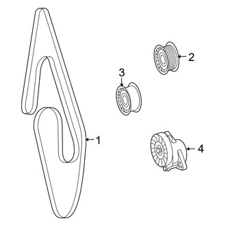 Mercedes-Benz OE - Cooling - Belts & Pulleys