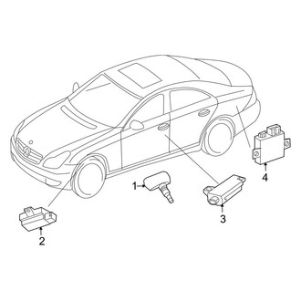 Mercedes-Benz OE - Electrical - Tire Pressure Monitor Components
