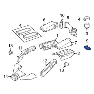 Mercedes-Benz OE - Engine Air Intake Hose Seal