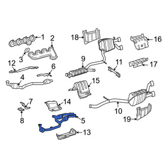 Mercedes-Benz OE - Left Catalytic Converter