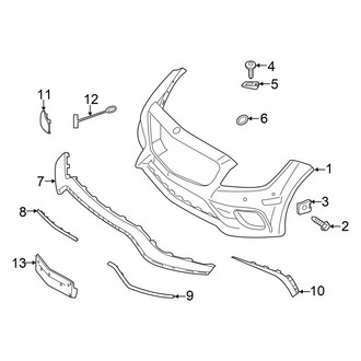 Mercedes-Benz OE - Front Bumper & Grille - Bumper & Components (Cover & Components)