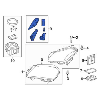Mercedes-Benz OE - Left Headlight Restoration Kit