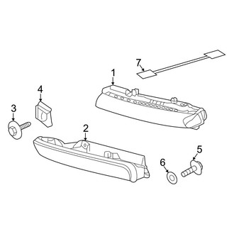Mercedes-Benz OE - Front Lamps - Daytime Running Lamp Components