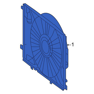 Mercedes-Benz OE - Engine Cooling Fan Assembly