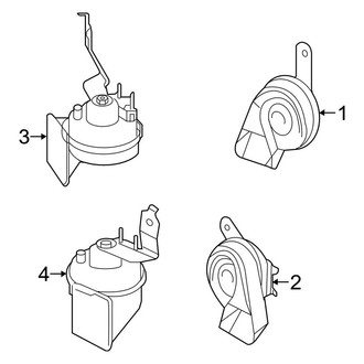 Mercedes-Benz OE - Electrical - Horn