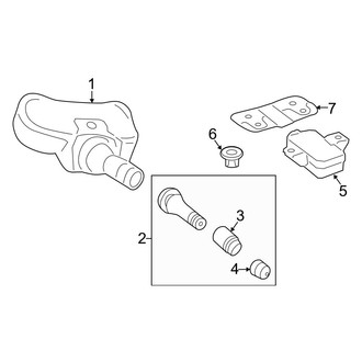 Mercedes-Benz OE - Electrical - Tire Pressure Monitor Components