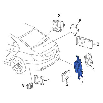 Mercedes-Benz OE - Body Control Module Bracket