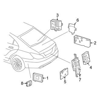 Mercedes-Benz OE - Electrical - Control Components (Rear)