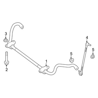 Mercedes-Benz OE - Front Suspension - Stabilizer Bar & Components (RWD)