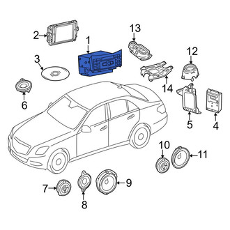 Mercedes-Benz OE - Radio Control Unit
