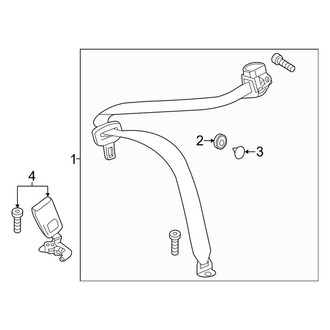 Mercedes-Benz OE - Restraint Systems - Rear Seat Belts