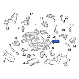 Mercedes-Benz OE - Seat Track Cover