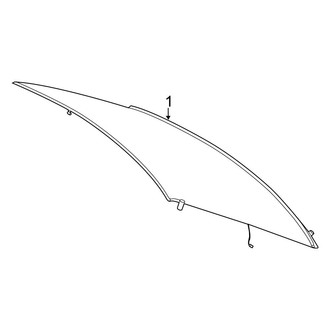 Mercedes-Benz OE - Back Glass - Glass
