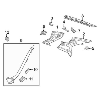 Mercedes-Benz OE - Quarter Panel - Interior Trim