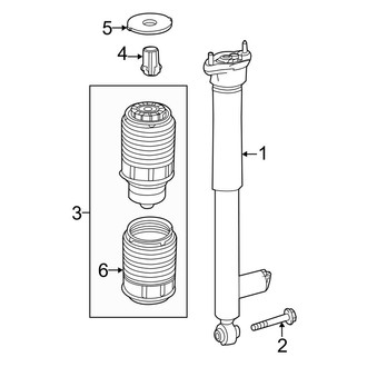 Mercedes-Benz OE - Rear Suspension - Shocks & Components