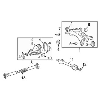 Mercedes-Benz OE - Rear Suspension - Axle & Differential