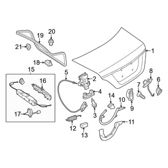 Mercedes-Benz OE - Trunk Lid - Lid & Components