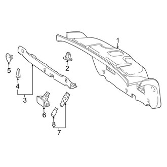 Mercedes-Benz OE - Trunk Lid - Interior Trim