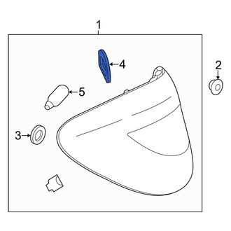 Mercedes-Benz OE - Inner Tail Light Housing Seal