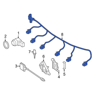 Mercedes-Benz OE - Rear Parking Aid System Wiring Harness