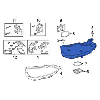 Mercedes-Benz OE - Front Right Headlight