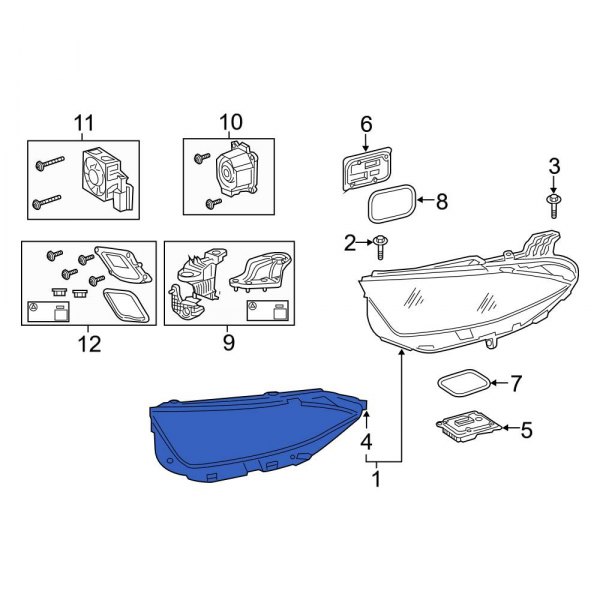 Headlight Housing