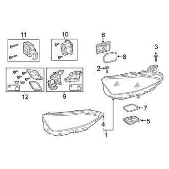 Mercedes-Benz OE - Front Lamps - Headlamp Components