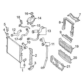 Mercedes-Benz OE - Cooling - Radiator & Components (Primary Cooling)