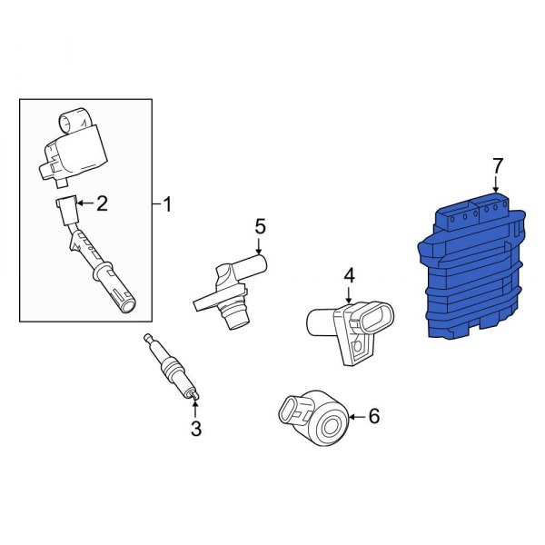 MercedesBenz OE 2569000100 Engine Control Module (ECM)